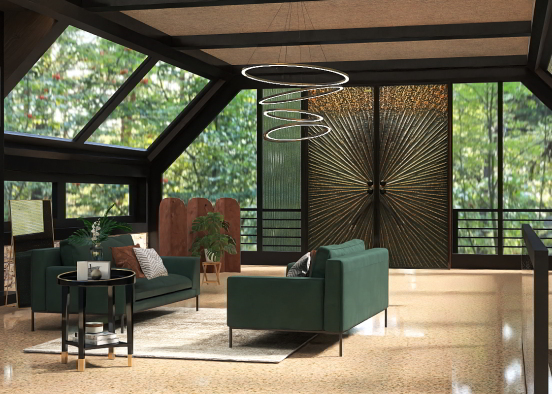 Living Space - Fancy Design Rendering