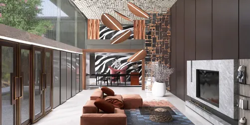 espacio con detalle animal print🦓