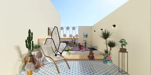 Patio trasero (Weekly room challenge)