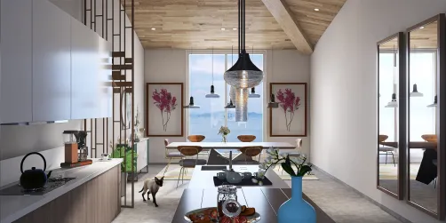 🌺◽️🔷  Apartment kitchen 