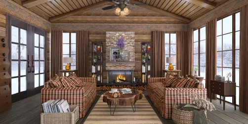 Winter Cabin 