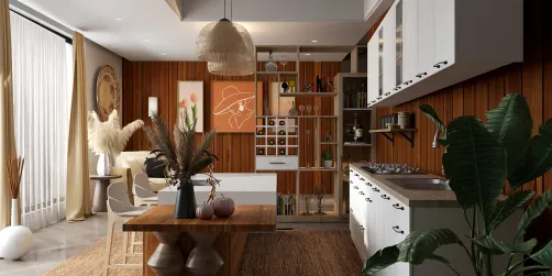 wood kitchen
