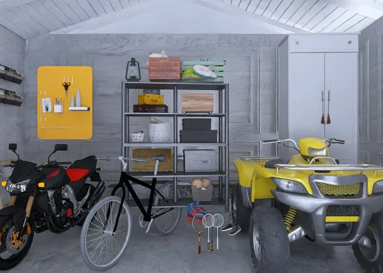 # Garage Storage Визуализация дизайна