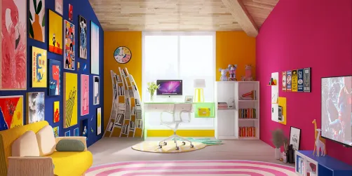 Colourful Art Office