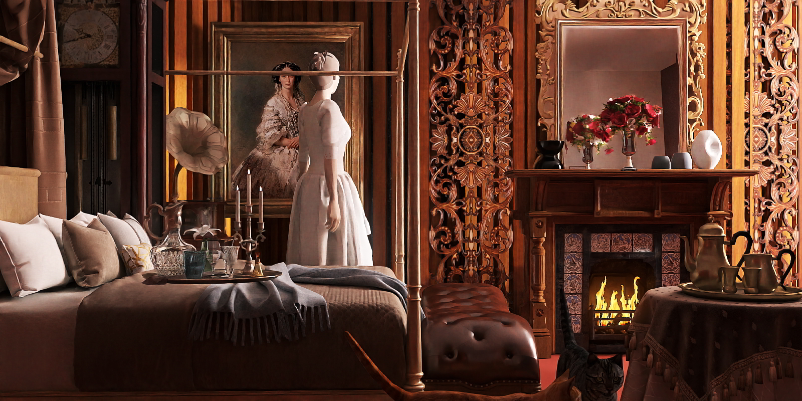 old french bedroom 🌹🌹