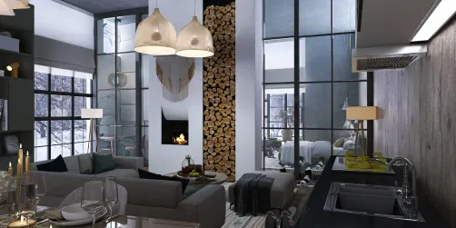 Winter cabin