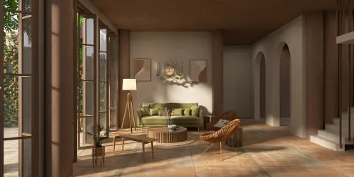 Wooden living room🪵