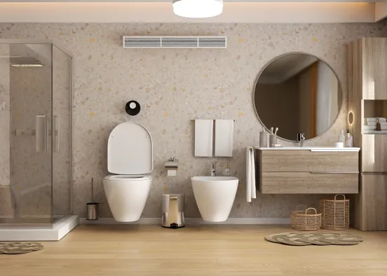 Il bagno Design Rendering