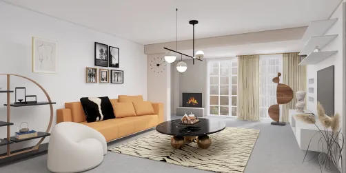 COZY MINIMAL LIVING ROOM