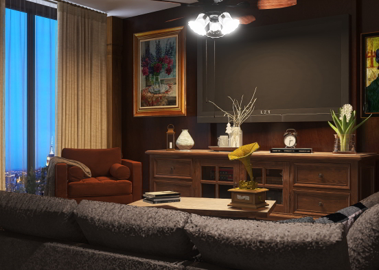 Rio de Janeiro living room 🛋 Design Rendering