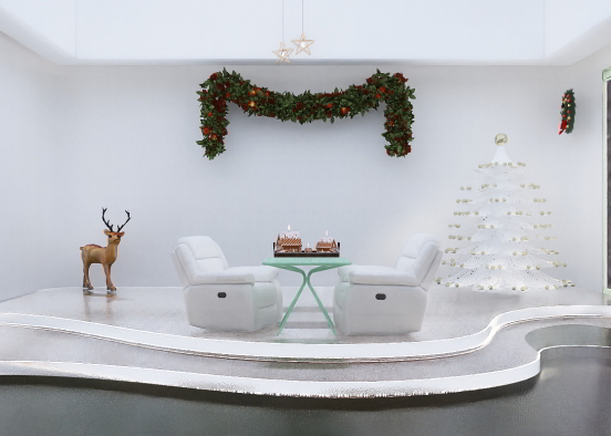 Winter wonderland party Design Rendering
