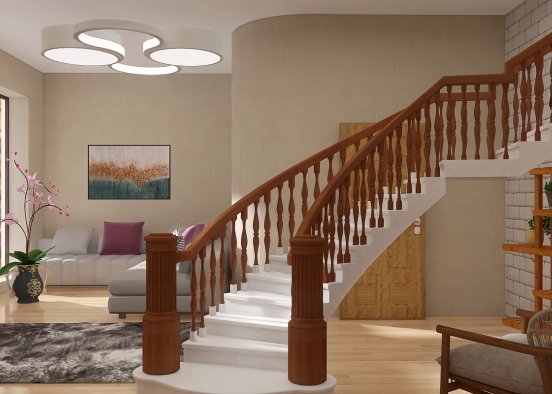 living room Design Rendering