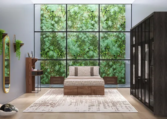 Eco mood bedroom  Design Rendering