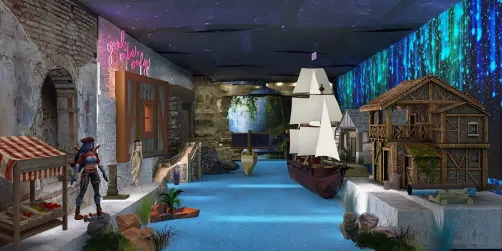 Argh.. Neon Pirates of the Caribbean 