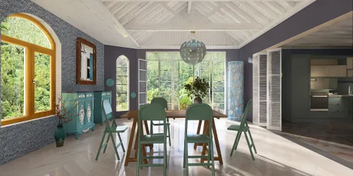Summer house kitchen