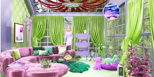 Salon violet