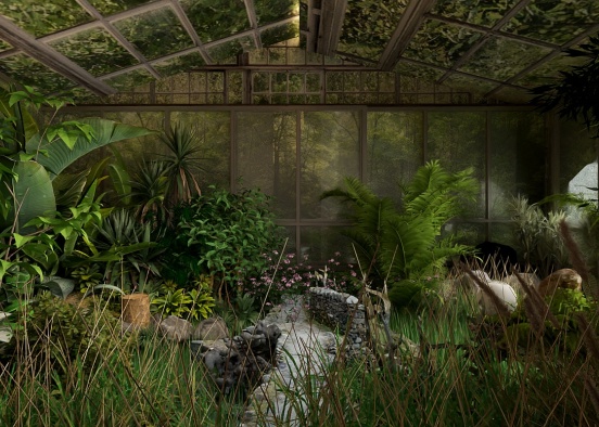 The old abandoned greenhouse 🪴🍃 Design Rendering