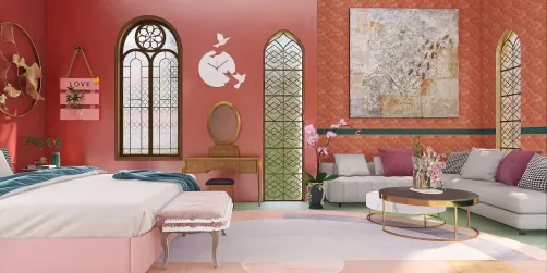 Rosy rose room