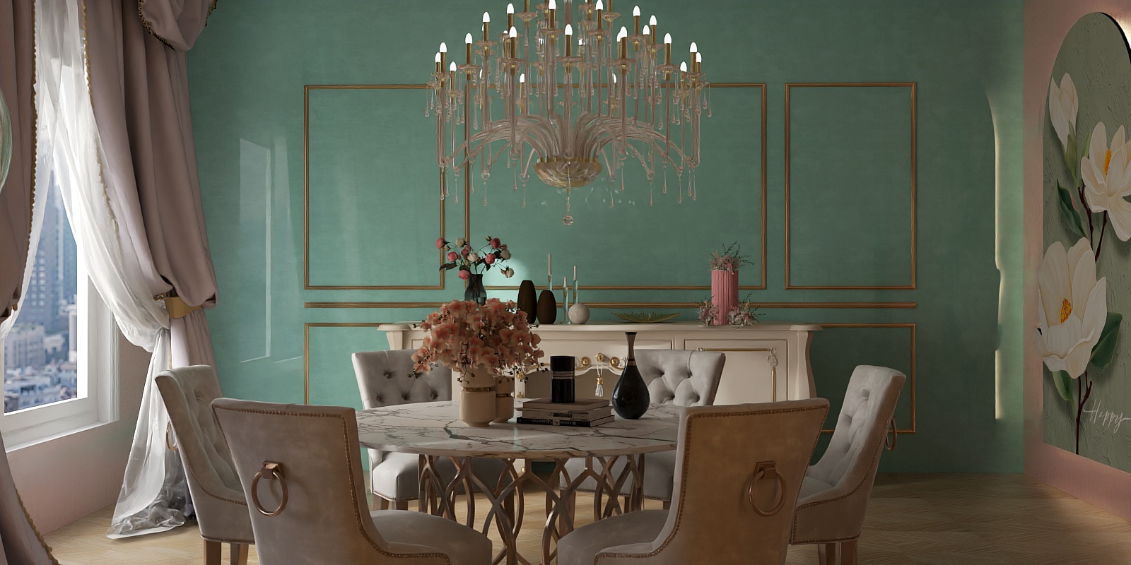 Sala de jantar clássica