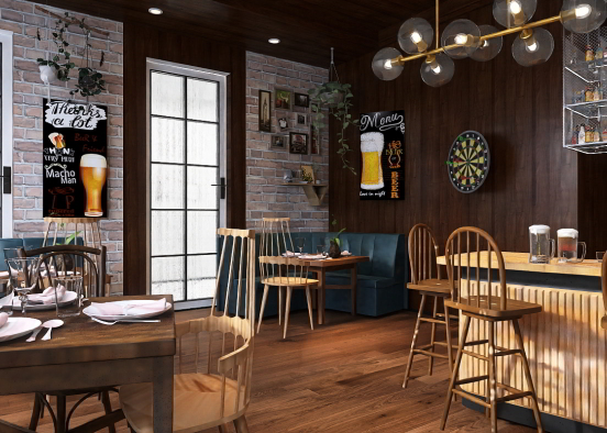 The Claddagh Modern Irish Pub Design Rendering