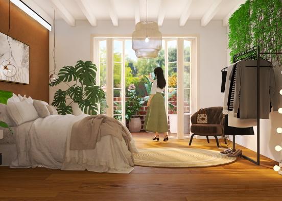 cozy bedroom 🪴 Design Rendering