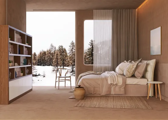 Winter inspired room Design Rendering