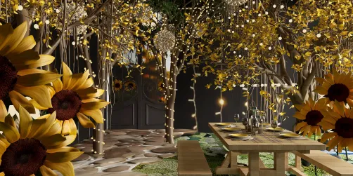 Outdoor picnic table