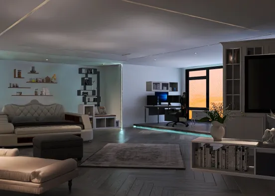 # Teen bedroom Визуализация дизайна