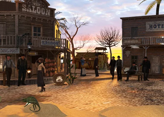# Whispers of the Old West Renderização de Design