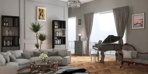 Merged Piano Room & Balcony Lounge 