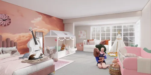 3 Girls bed room 