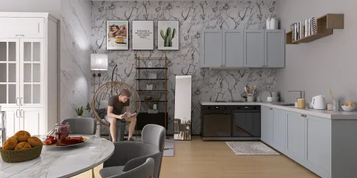 Marble kitchen