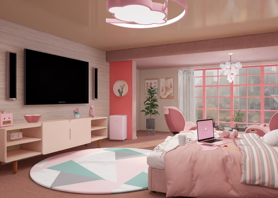 Barbie Modern Room 💗🌸 Design Rendering
