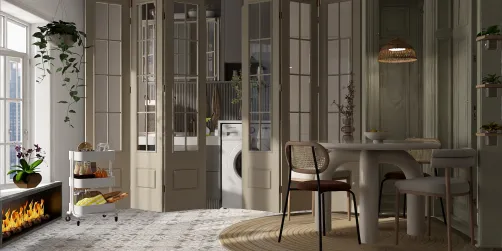 Cocina tras las puertas