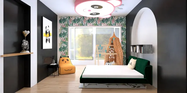 A kids panda room