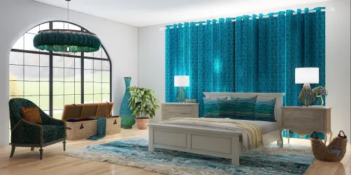 Turquoise Bedroom