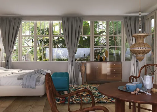 # Mother's Day Retreat  Renderização de Design