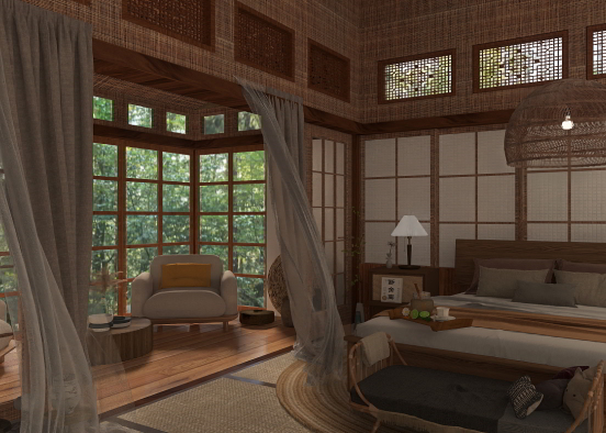 Japanesse Room 🧡 Design Rendering