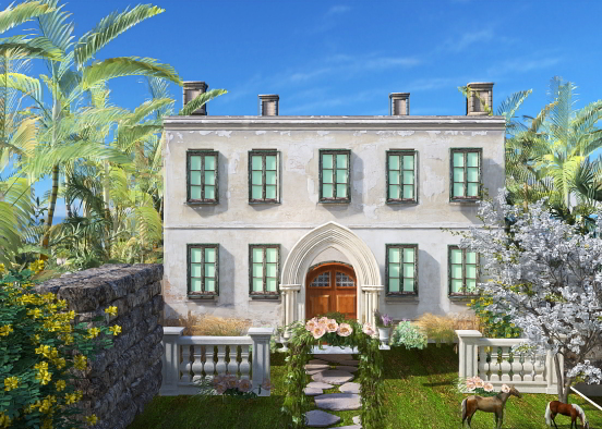 Elizabeth's Bennet's Beach House If She Had One Design Rendering
