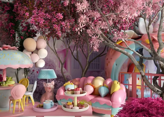 # Kawaii Fantasy Renderização de Design