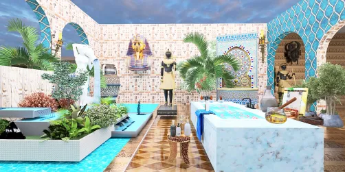 Egyptian bathroom 
