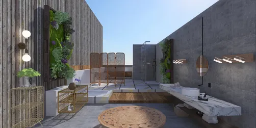 Outdoor shower 