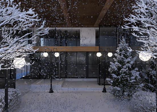 snow and silence in the mountains Design Rendering