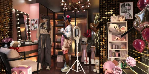Kpop inspired room