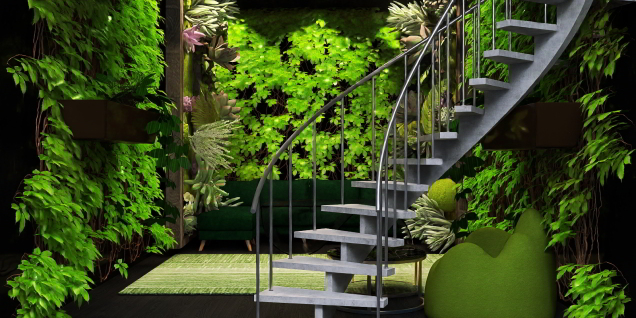 Green plant room
