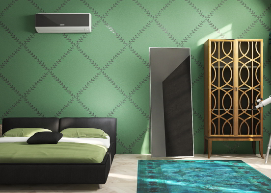Green Bedroom 😌 Design Rendering