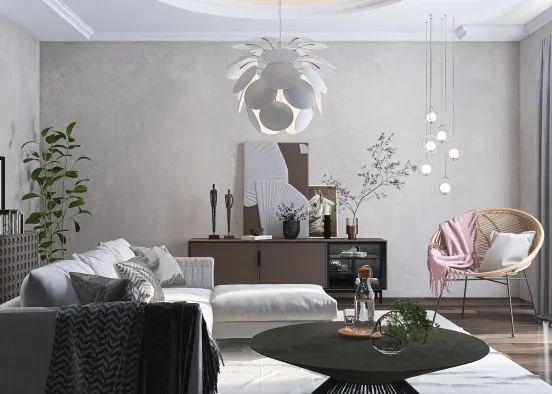 Living room 🌸🌸 Design Rendering