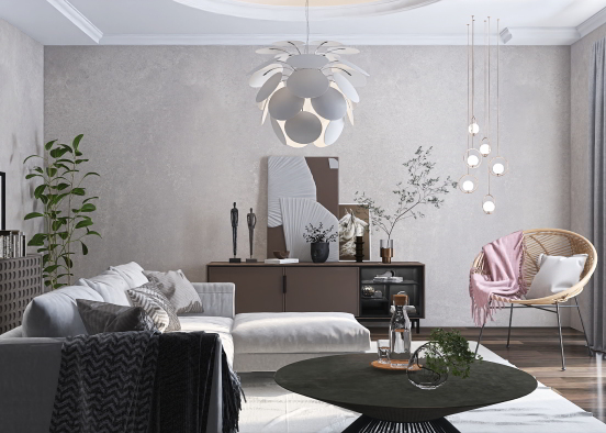 Living room 🌸🌸 Design Rendering