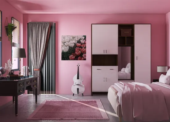 pink decor Design Rendering