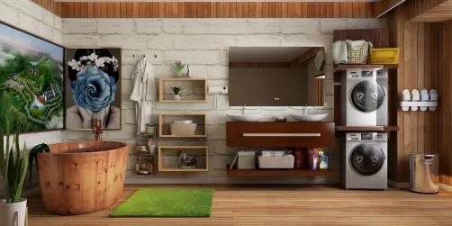 Rustic Bathroom 